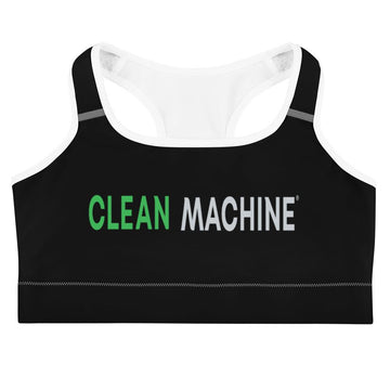 Clean Machine Sports bra BLK