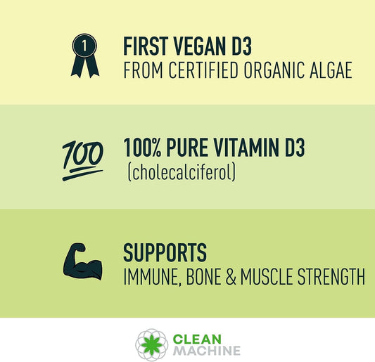Organic Vegan D3 (USDA Certified)